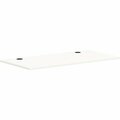 The Hon Co Worksurface, Rectangle, 60inx30in, Simply White HONPLRW6030LP1